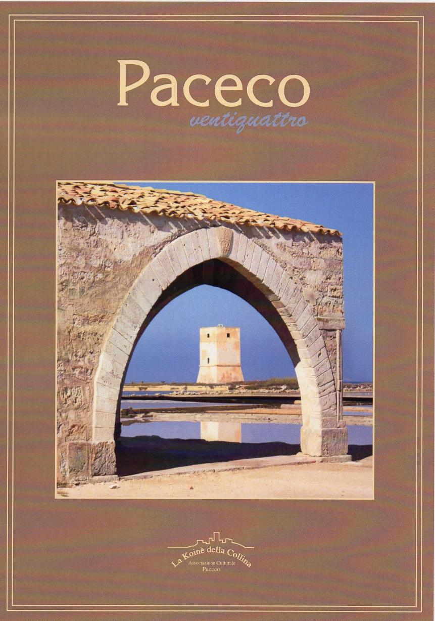 Paceco 24, copertina